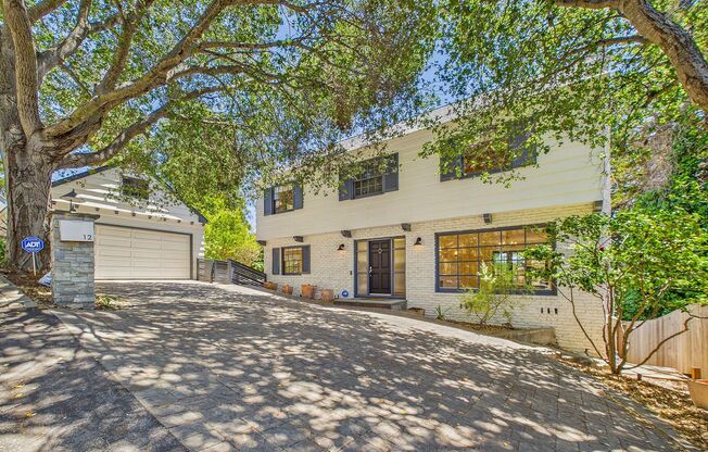 Beautiful serene and private Belmont home