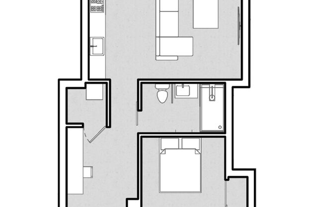 1 bed, 1 bath, 725 sqft, $3,695, Unit 502