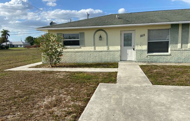 2 Bedrooms 1 Bath Duplex
