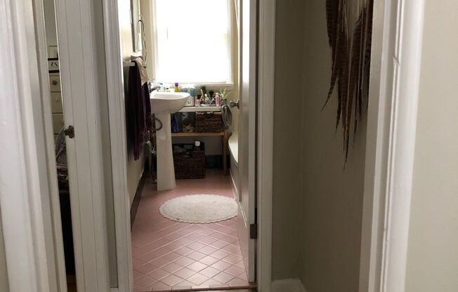 1bed w/hardwoods, extra storage onsite, coin op onsite, and all dogs welcome!