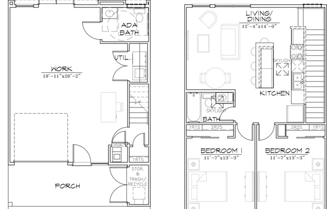 2 beds, 1.5 baths, 1,517 sqft, $2,995, Unit Suite 1104