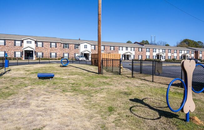 the playground at the apartments for rent