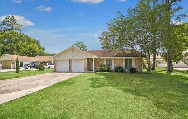 Huge yard with plenty room for everyone