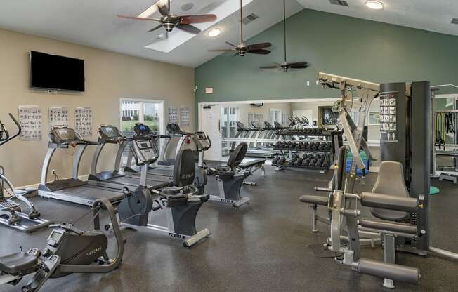 Fitness center with cardio and weight equipment| Saddleworth Green