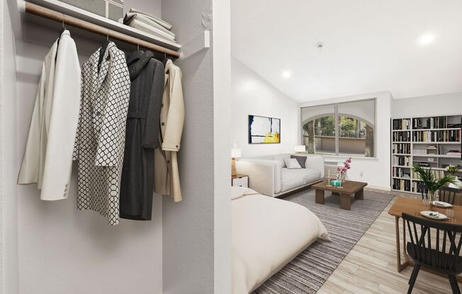 Studio, 1 bath, 350 sqft, $1,570, Unit 329