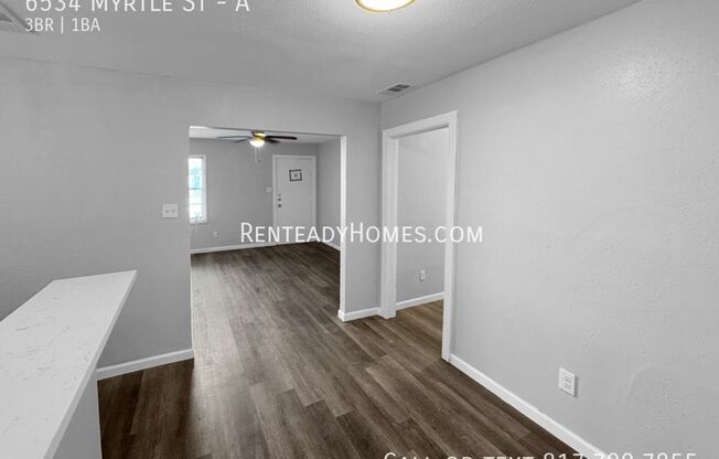 3 beds, 1 bath, 1,210 sqft, $1,350, Unit 6534 Myrtle St  Unit A