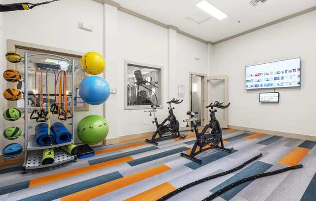 Fitness center at Trails at San Tan in Gilbert AZ
