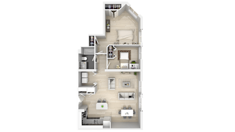 2 beds, 1 bath, 1,000 sqft, $2,200