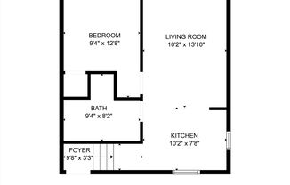 1 bed, 1 bath, 600 sqft, $1,300