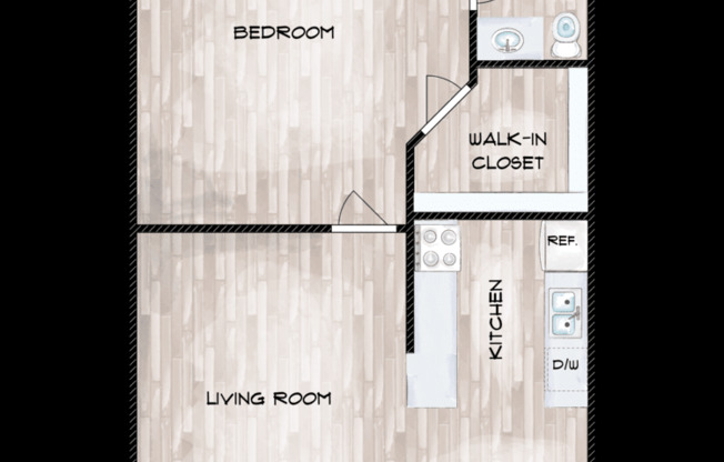 1 bed, 1 bath, 712 sqft, $1,149