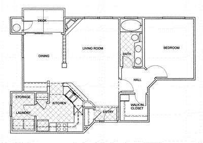 1 bed, 1 bath, 810 sqft, $2,371, Unit 11301