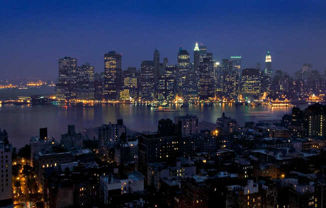 Evening View of Manhattan