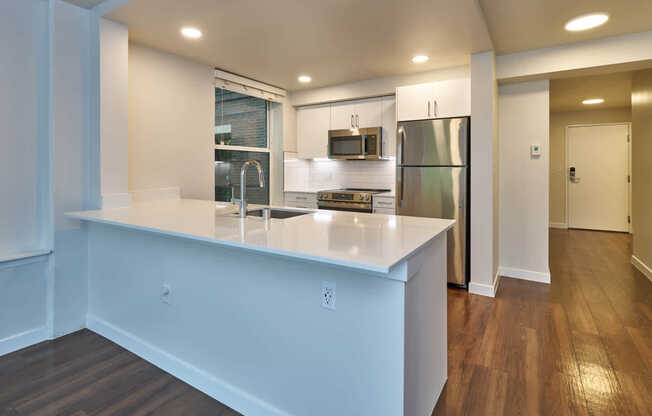 Kitchen with Stainless Steel Appliances