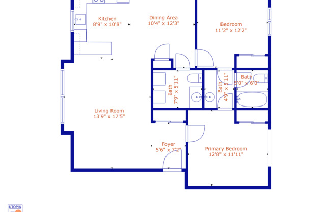 2 beds, 1.5 baths, $1,550, Unit 1562