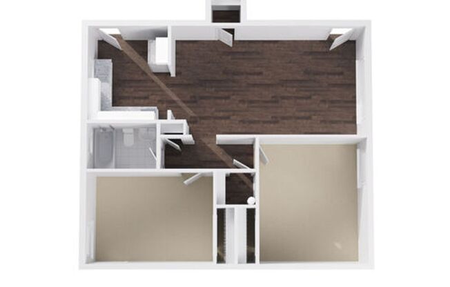 2 beds, 1 bath, 850 sqft, $1,575, Unit 1138-16