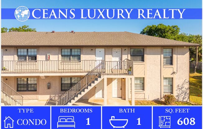 Charming 1 Bed, 1 Bath Condo