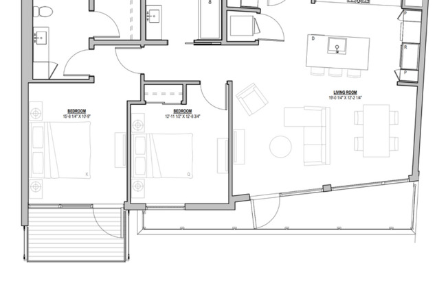 2 beds, 2 baths, 1,140 sqft, $6,195, Unit 324