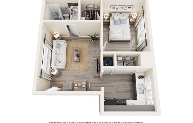 1 bed, 1 bath, 600 sqft, $1,100, Unit 1460-C10