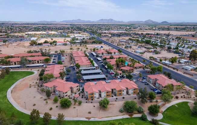 Aerial View at The Colony Apartments, Casa Grande