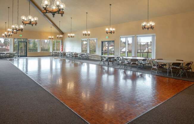 Summerfield clubhouse dance hall at Summerfield, Tigard, OR