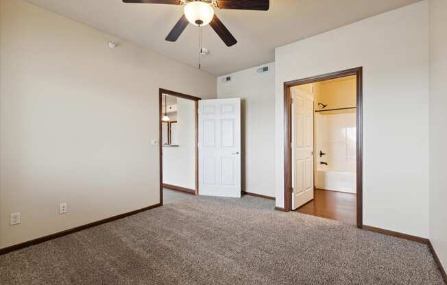 Bedroom with Plush Carpeting