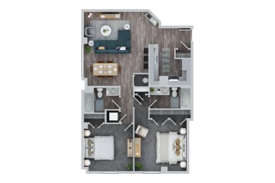 2 beds, 2 baths, 1,090 sqft, $2,014