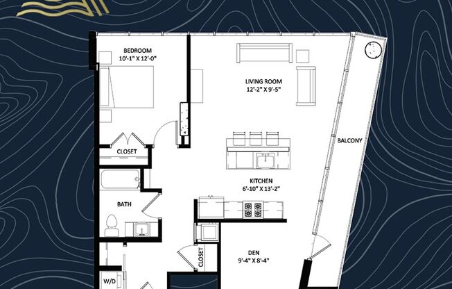 1 bed, 1 bath, 890 sqft, $2,850, Unit #229
