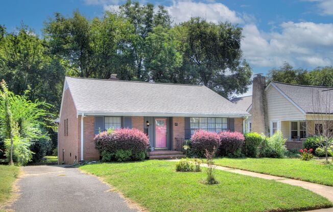 Discover this beautifully updated full brick single-family home in the heart of the historic Wesley Heights neighborhood, just minutes from Uptown Charlotte