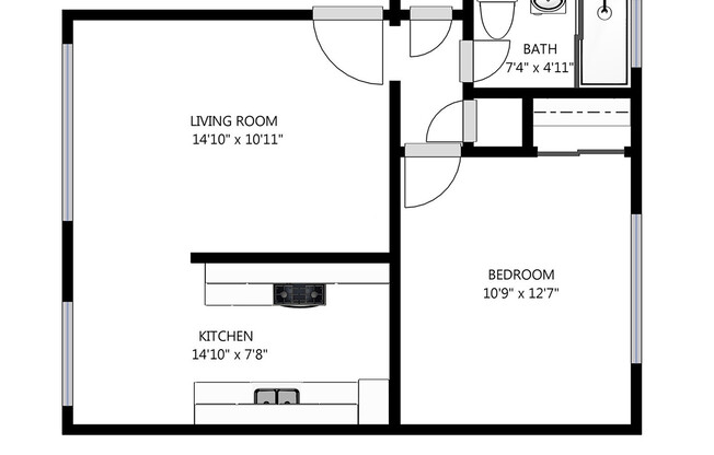 1 bed, 1 bath, $1,675