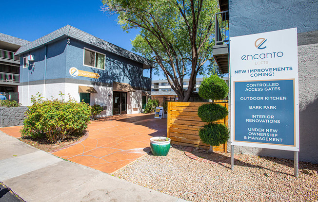 Exterior of Encanto Lofts in Albuquerque New Mexico