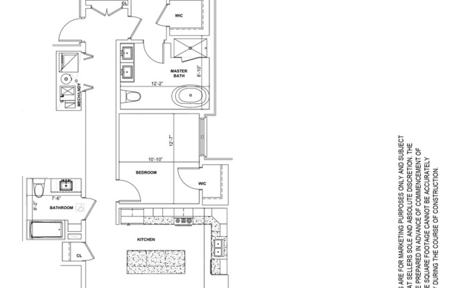 2 beds, 2 baths, 1,230 sqft, $2,625, Unit 790-1E