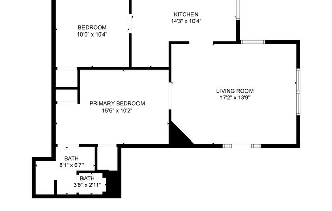 2 beds, 1 bath, 720 sqft, $1,950, Unit Unit 1