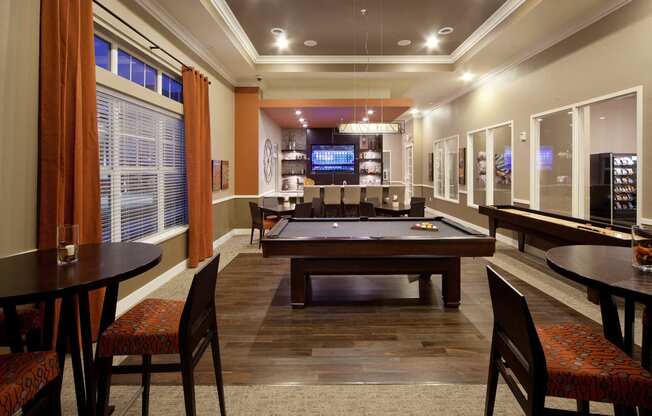 Pub Room at Skye at Arbor Lakes Apartments in Maple Grove, MN