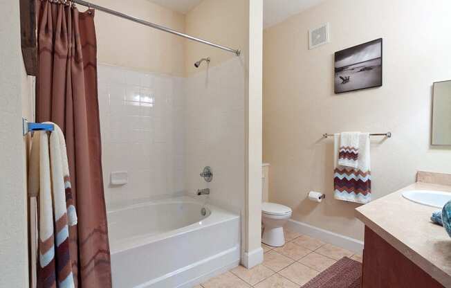 Bathroom at Cypress Pointe Apartments in Orange Park, FL