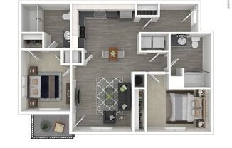 2 beds, 2 baths, 1,012 sqft, $2,105