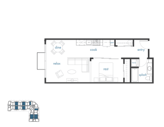 1 bed, 1 bath, 630 sqft, $1,675