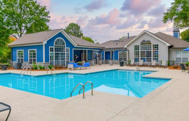 the swimming pool at our apartments at Twenty35 at Timothy Woods, Athens