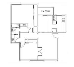 2 beds, 1 bath, 925 sqft, $2,550