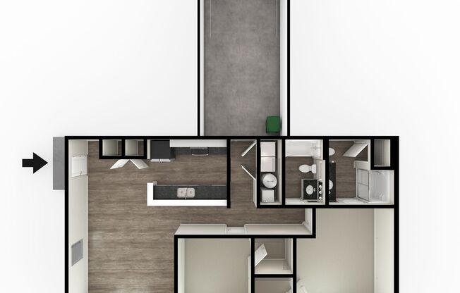 2 beds, 2 baths, 1,170 sqft, $1,920, Unit 26-4141