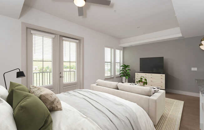 Living Room with Hard Surface Flooring