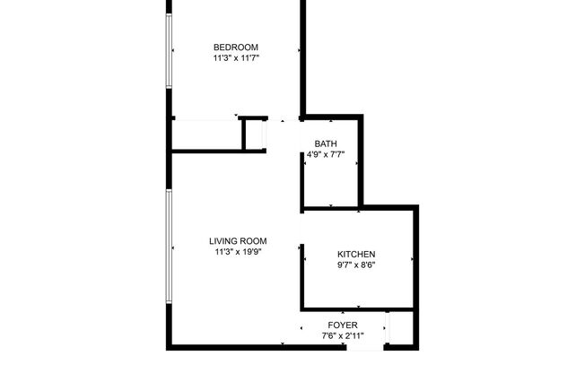 1 bed, 1 bath, 625 sqft, $695, Unit 0044