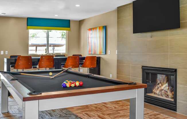 Pool Table at 2150 Apartments
