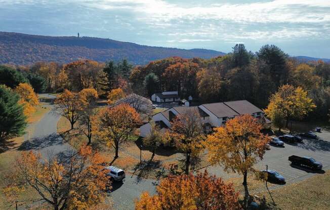 Arial view of Canal Place