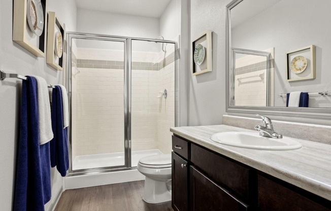 Avenues at Cypress - Bathroom with Walk-in Shower