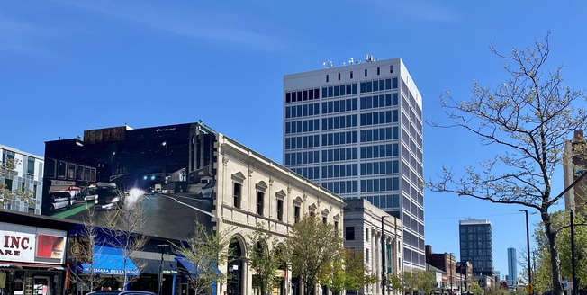 Mass Ave in Central Square