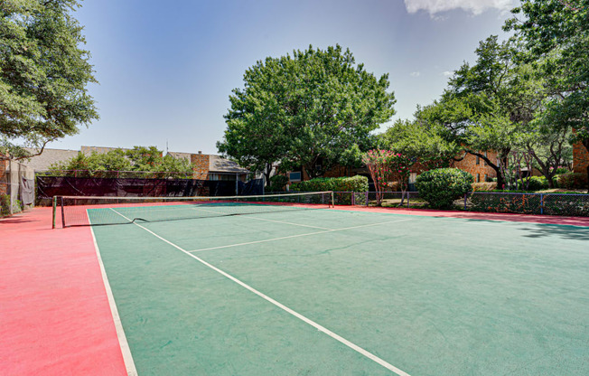 Tennis Court at Southern Oaks, Fort Worth, Texas