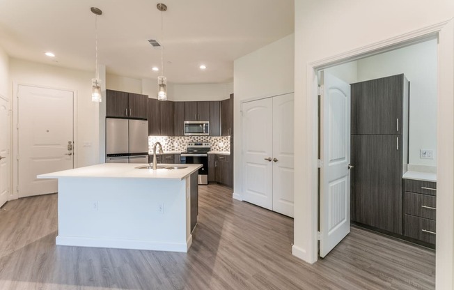 Elegant And Timeless Kitchen at Residences at 3000 Bardin Road, Grand Prairie, TX