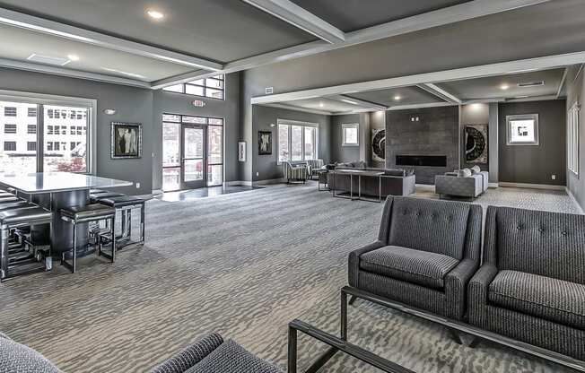 Clubhouse at The Apartments at Lux 96 in Papillion, NE