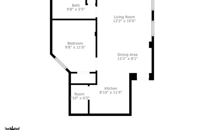 1 bed, 1 bath, 500 sqft, $765, Unit 3528-I