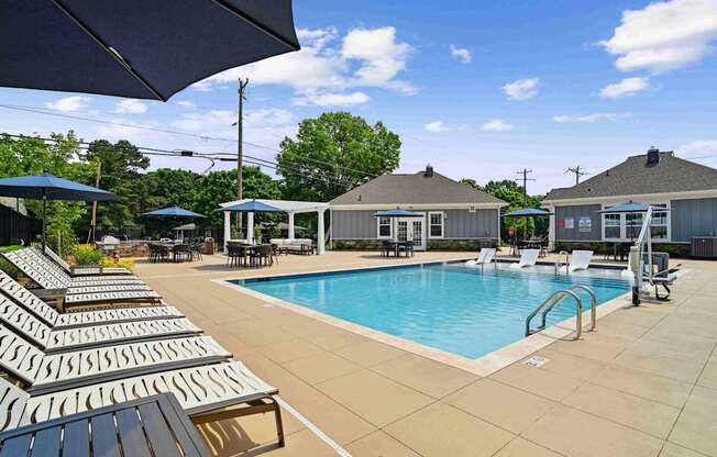 Pool With Sundecks at Zora University, Charlotte, NC, 28213